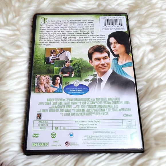 Midnight Bayou Best Selling Author Nora Roberts DVD Movie - Picture 2 of 3
